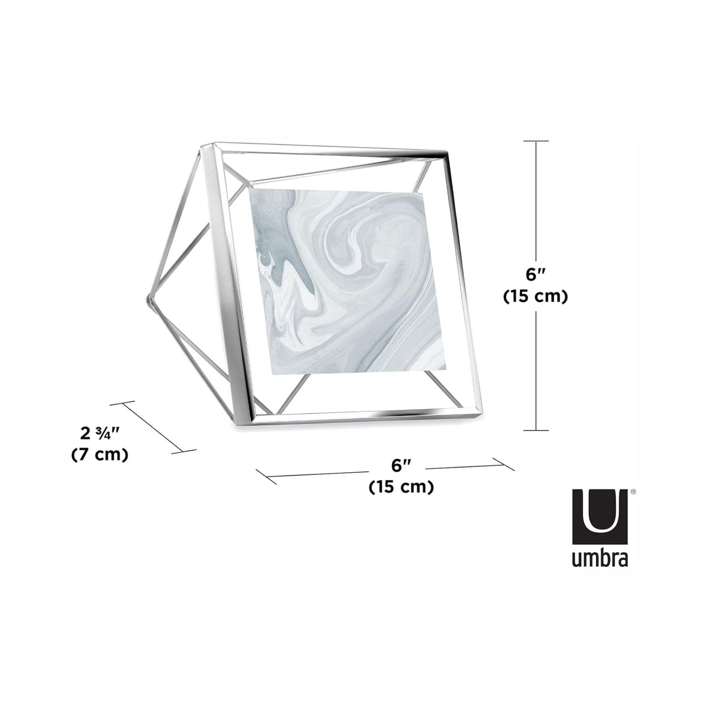 Umbra Prisma 10x10 cm Bilderrahmen - Wand- und Tisch Fotorahmen