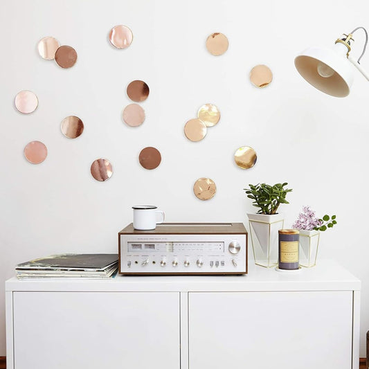 UMBRA Confetti Punkte Kupfer-Set mit 10 Stück