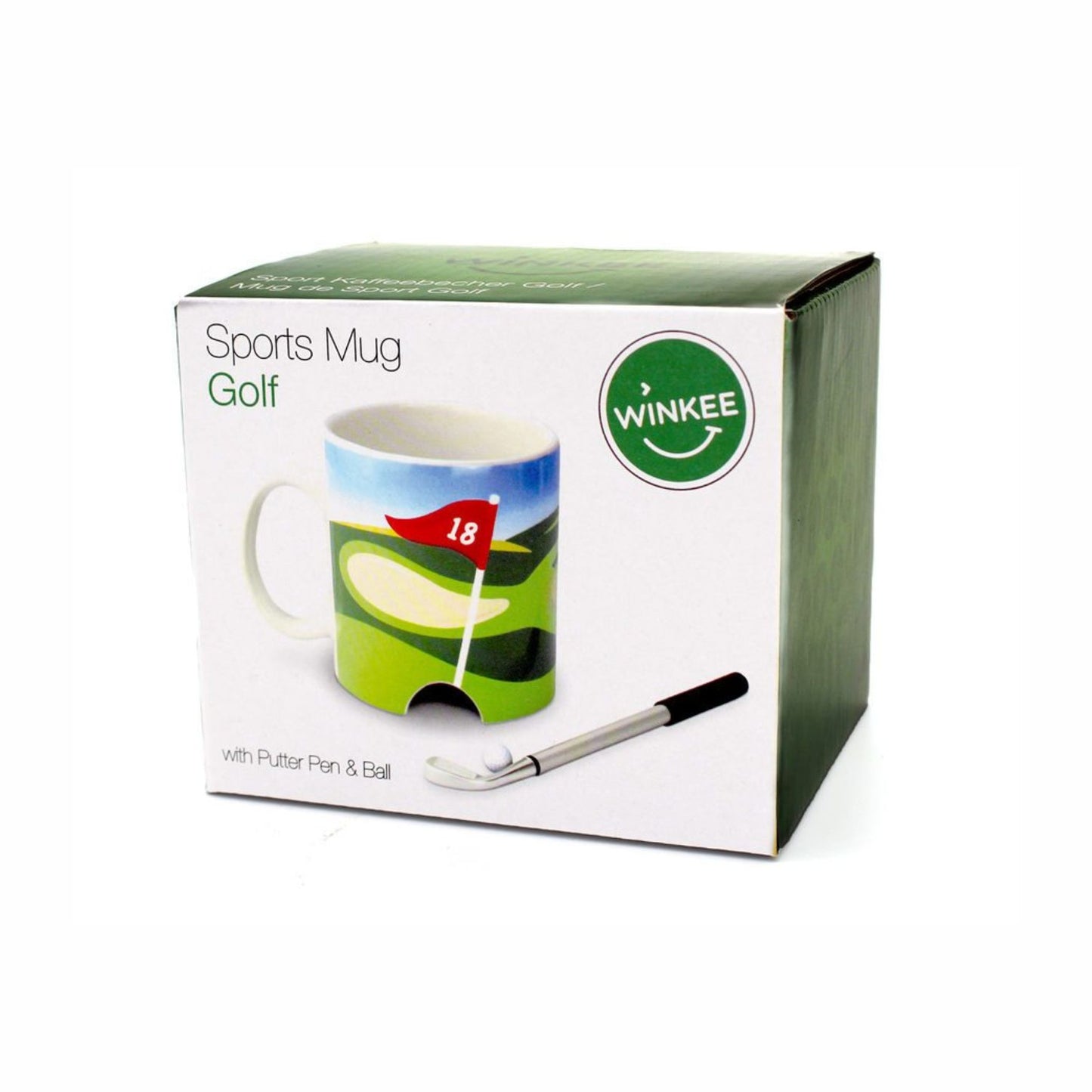 Winkee Becher Sport Kaffeebecher Golf