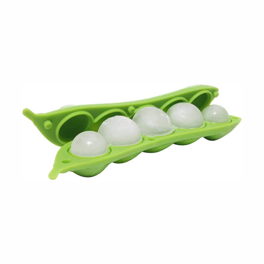 ThumbsUp Easy Peasy - Erbsen Eiswürfelform - grün Silikon für 5 runde Eiswürfel