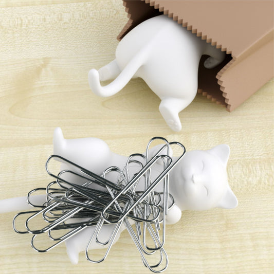 3-tlg. Büroklammern-Spender Set "Katzen"