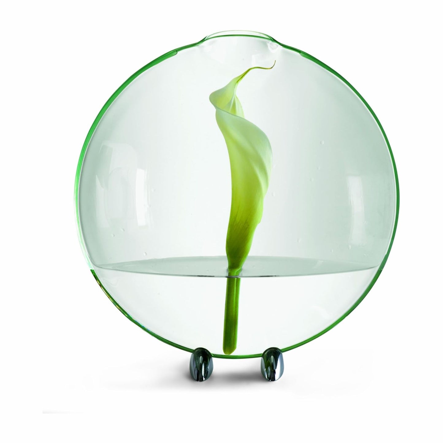 Philippi Circle Vase L, Glas, Transparent, 33 x 33 cm