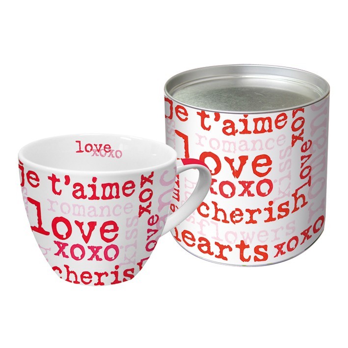 Liebestassen in Geschenkverpackung