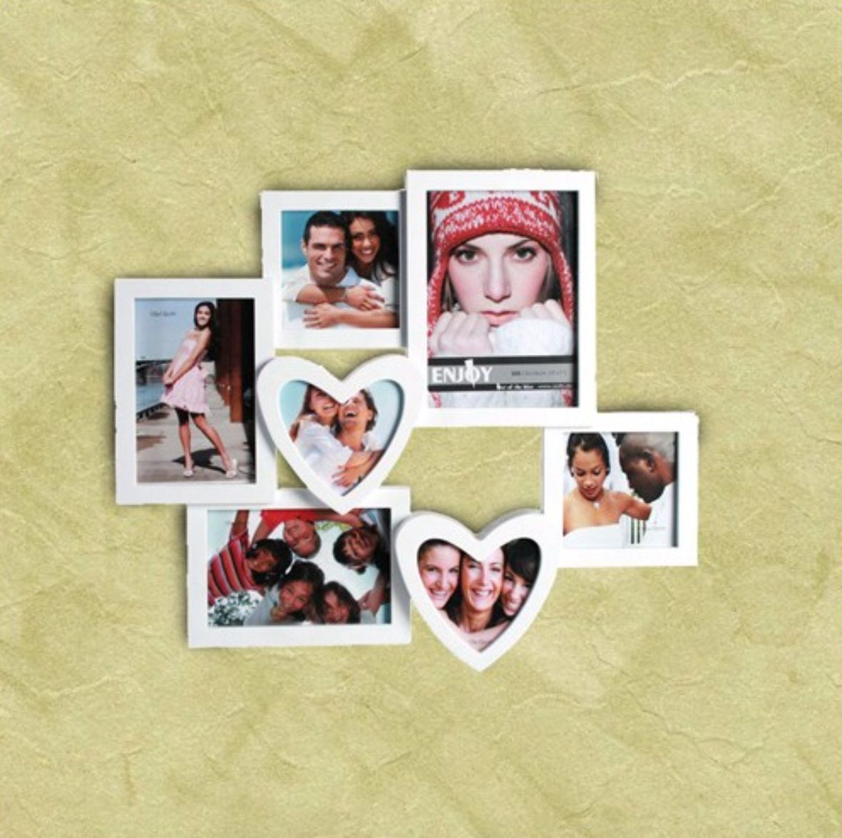 Romantischer Fotorahmen Mit Herzen (7 Fotos)