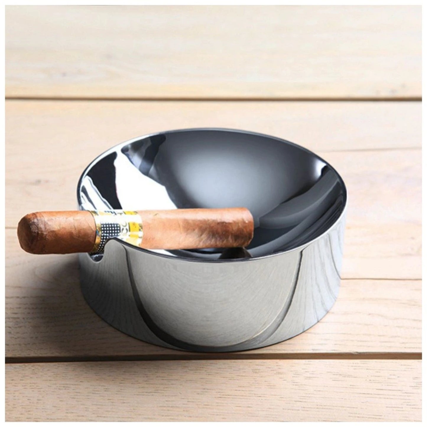 Philippi | Aschenbecher SCALA, 13 cm, Silber