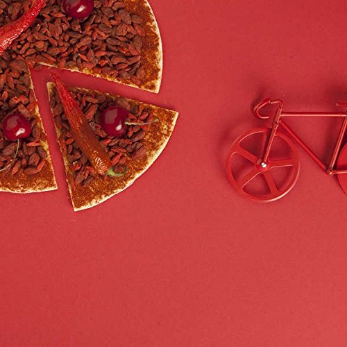 The Fixie pizza cutter - rot