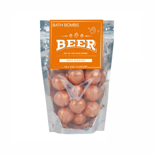 Sprudelnde Badebomben BEER 10 Stück