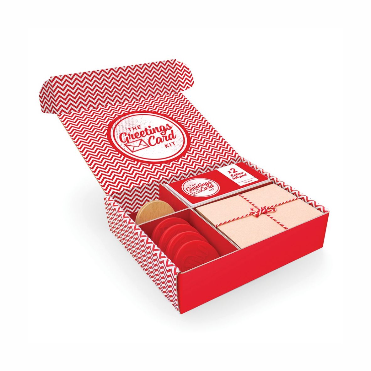 Luckies of London - Kartenbastelset mit Holzstempelset