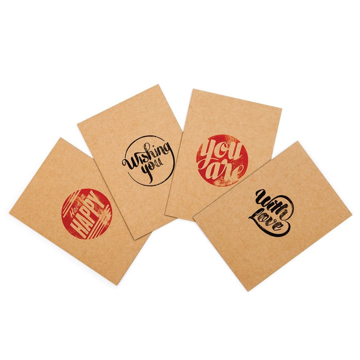 Luckies of London - Kartenbastelset mit Holzstempelset