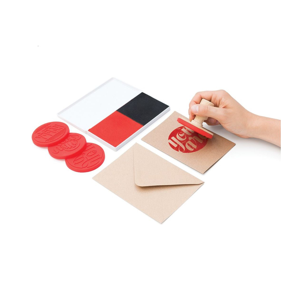 Luckies of London - Kartenbastelset mit Holzstempelset