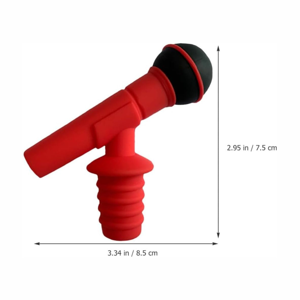 Weinflaschenverschluss in Mikrofonform - Getränkeflaschenverschluss