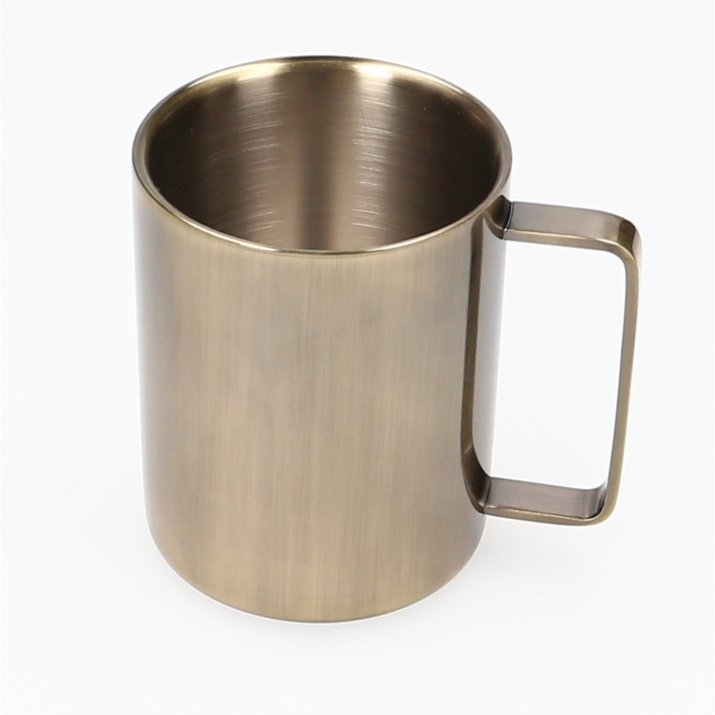 Luxuriöser Whiskey-Becher aus Messing, Color: Gold