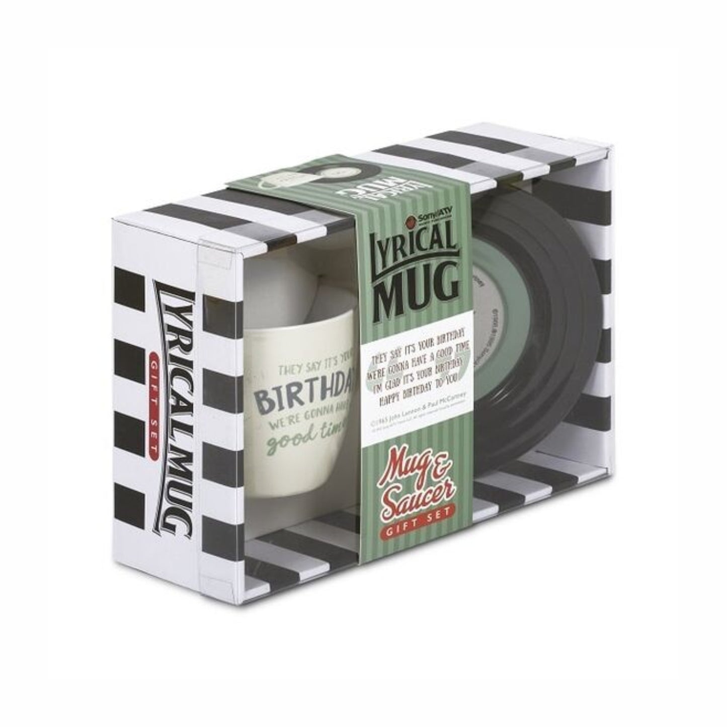 ThumbsUp! Tasse "Lyrical" Birthday 250ml weiß