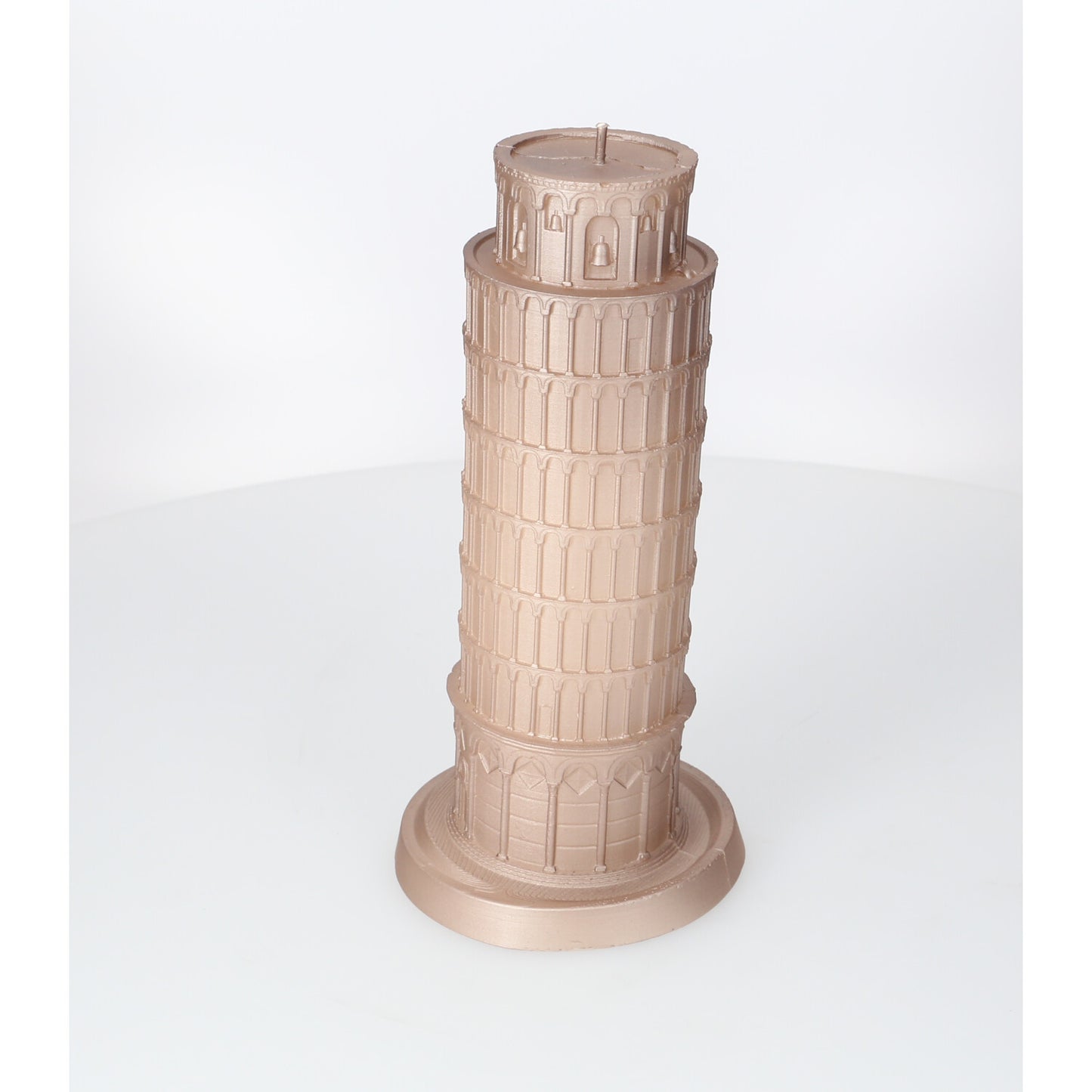 Dekorative Kerze - Pisaturm grau