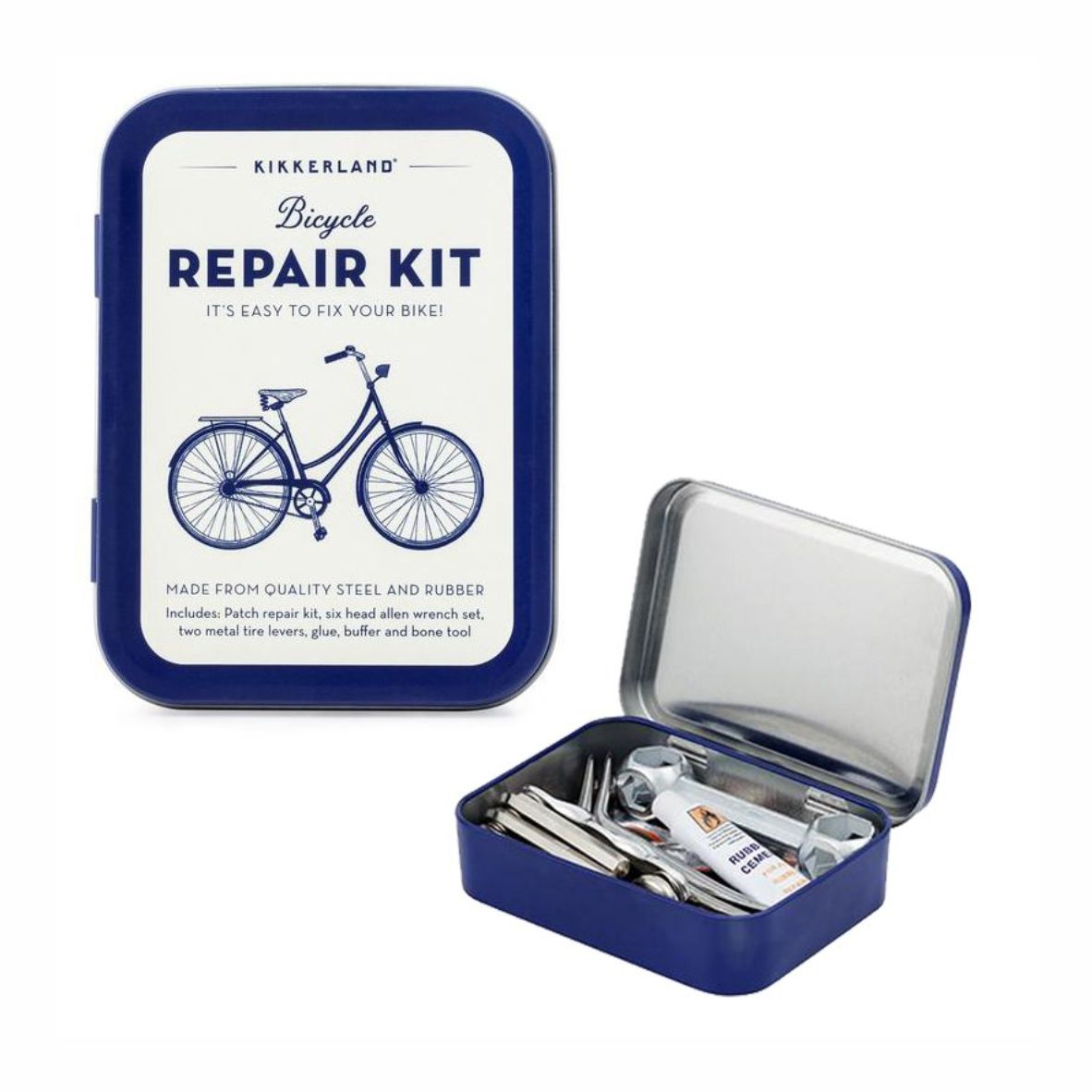 Kikkerland - Fahrrad-Reparaturset Dose