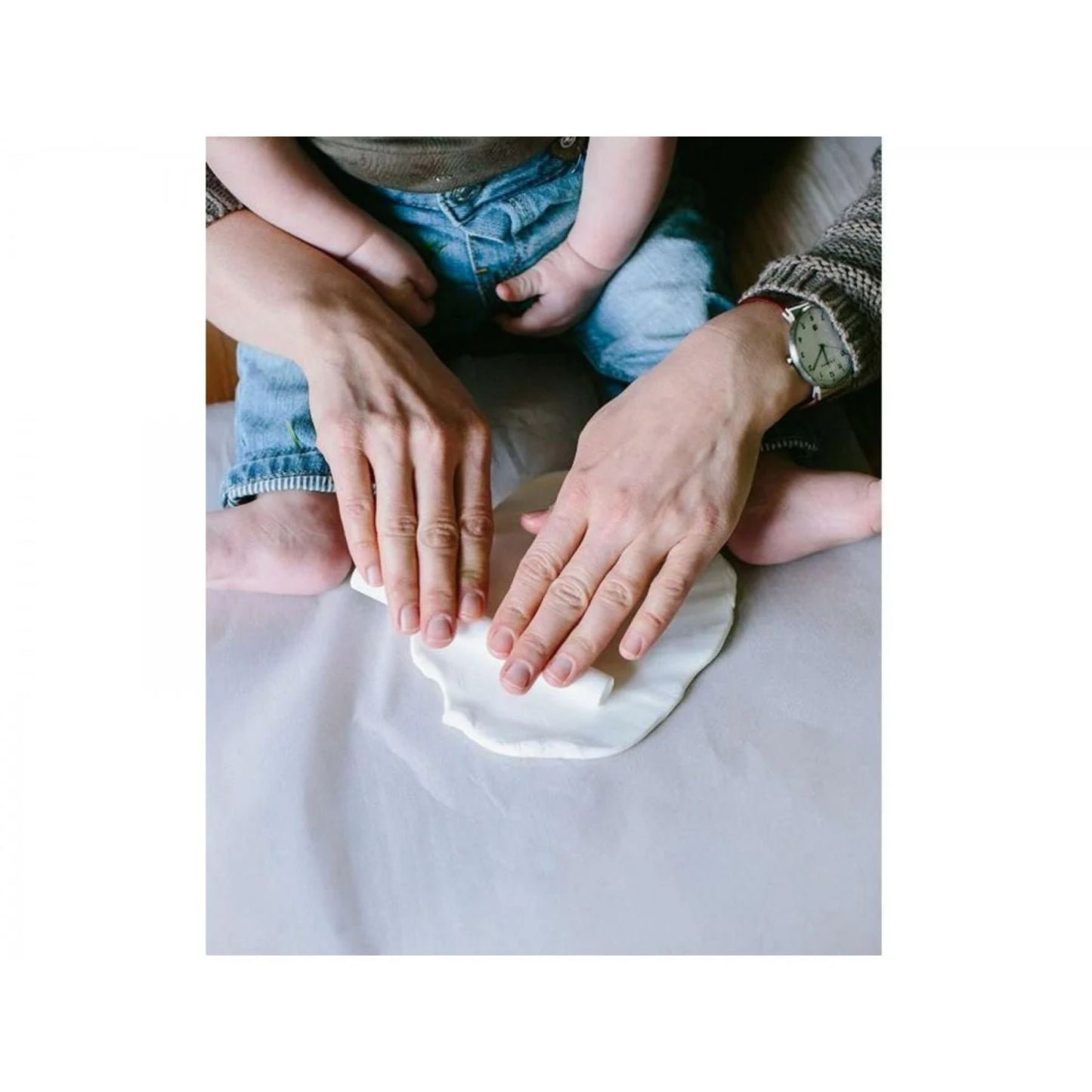 Pearhead® Babyprints Deluxe Wandrahmen mit geschlossener Box