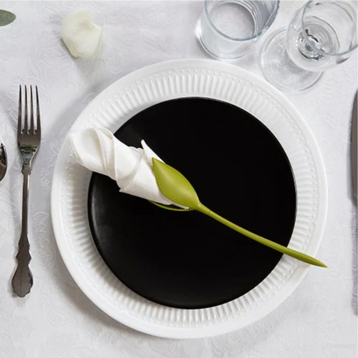 Serviettenhalter Blumen - 4er Set