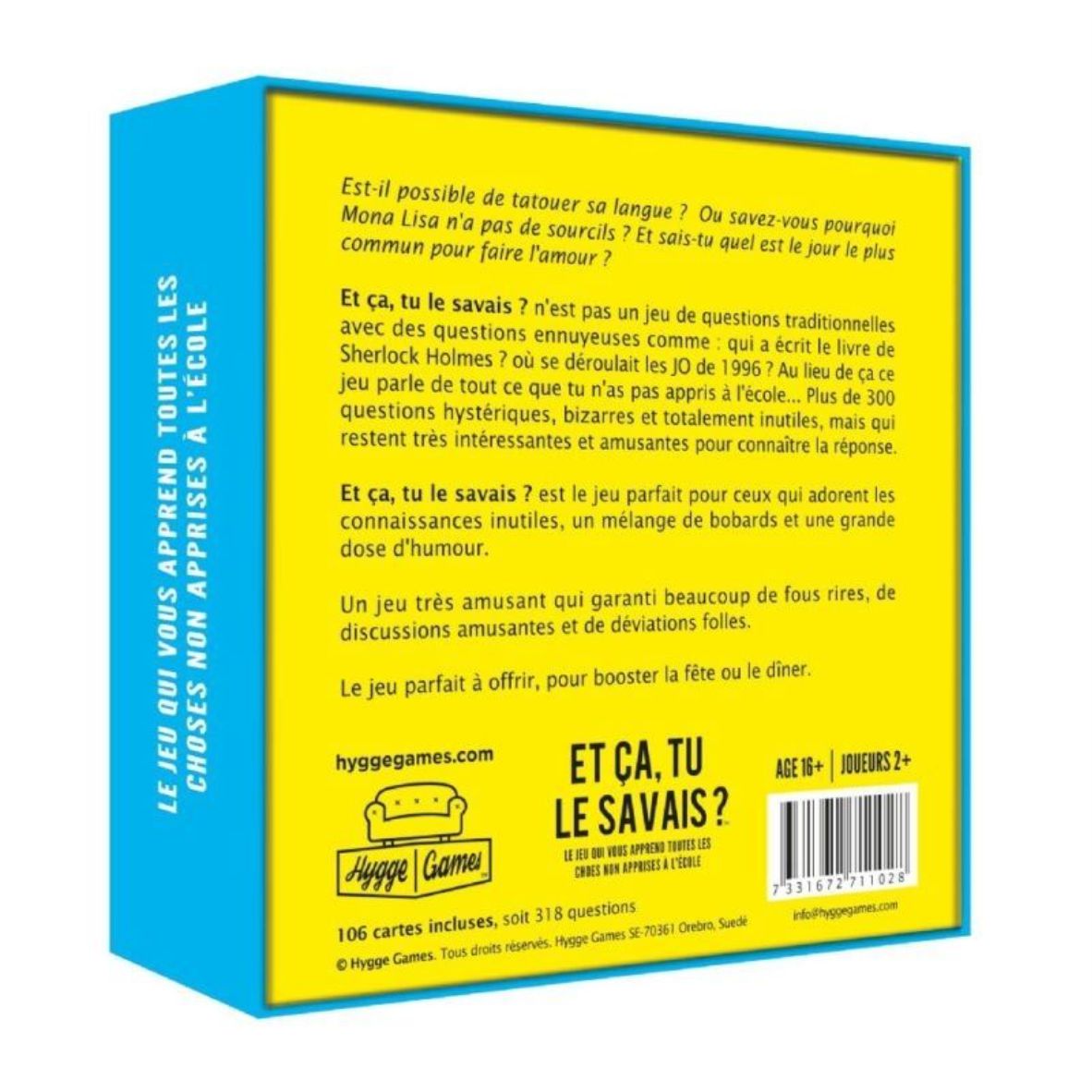 Spiel - Jeu Et ça Tu Le Savais ?