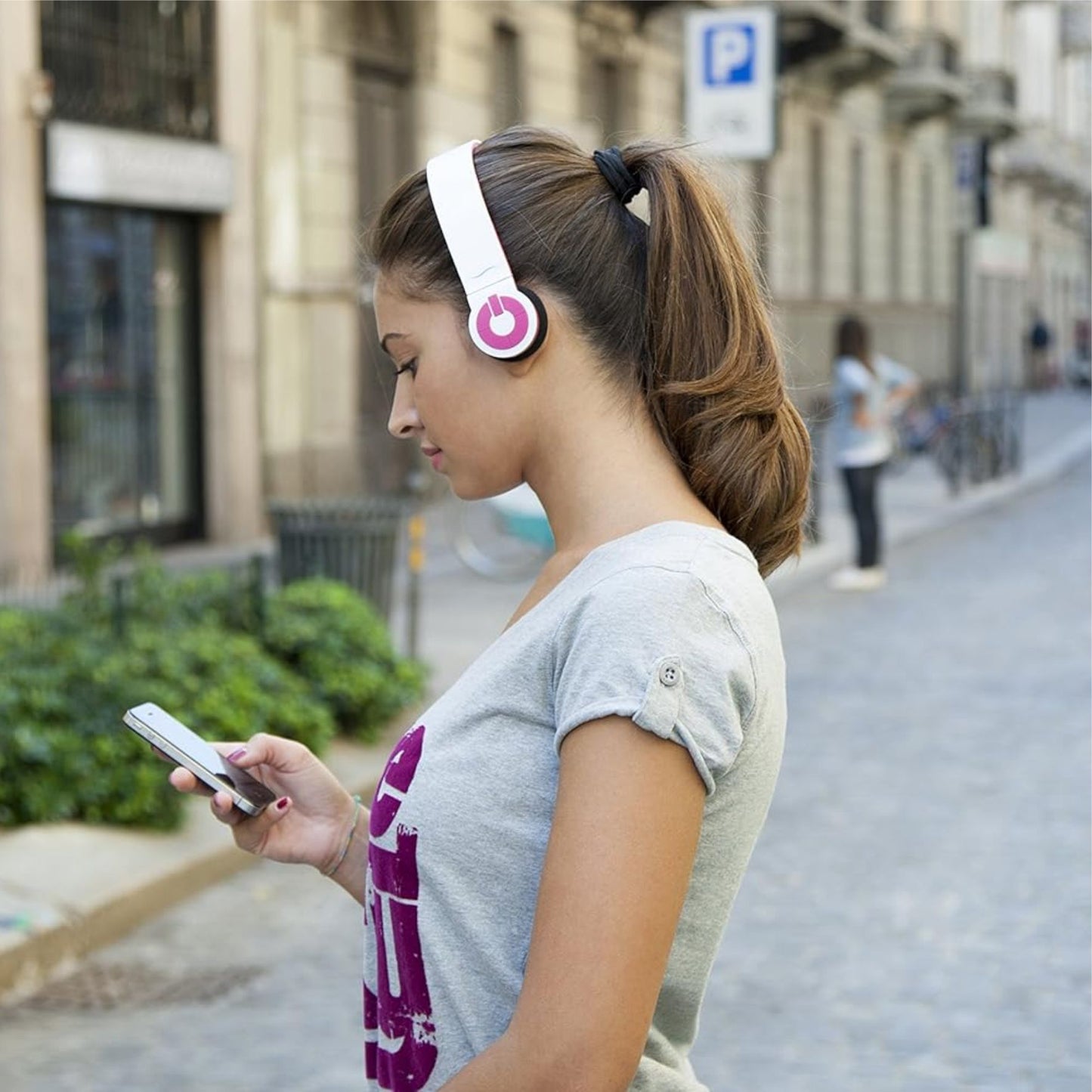 Hi-Edo Bluetooth-Headset Schwarz/Blau