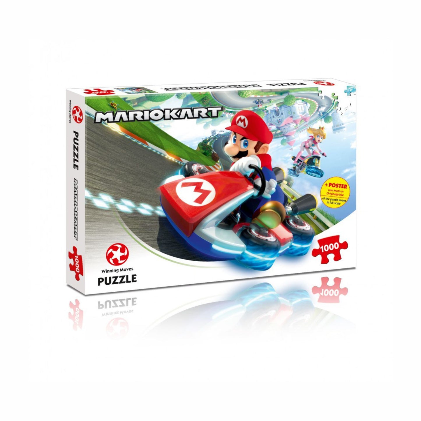 Winning Moves - Puzzle (1000 Teile) - Mario Kart Funracer - Puzzle für Kinder