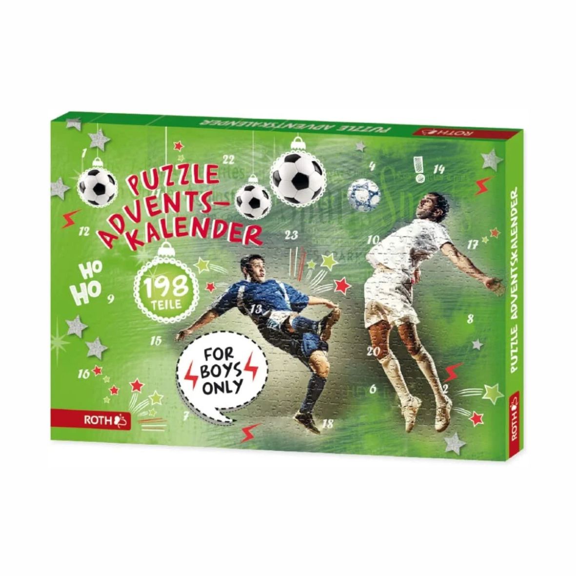 Puzzle-Adventskalender für Jungen und Fußball-Fans