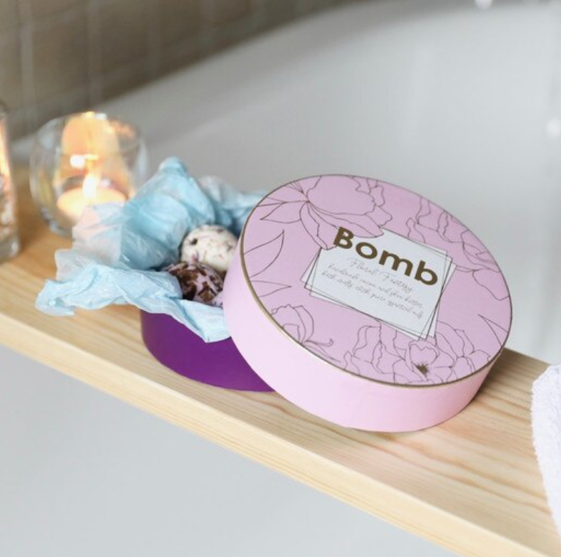 Badekugel-Set mit Floral Fantasy 7 Stück