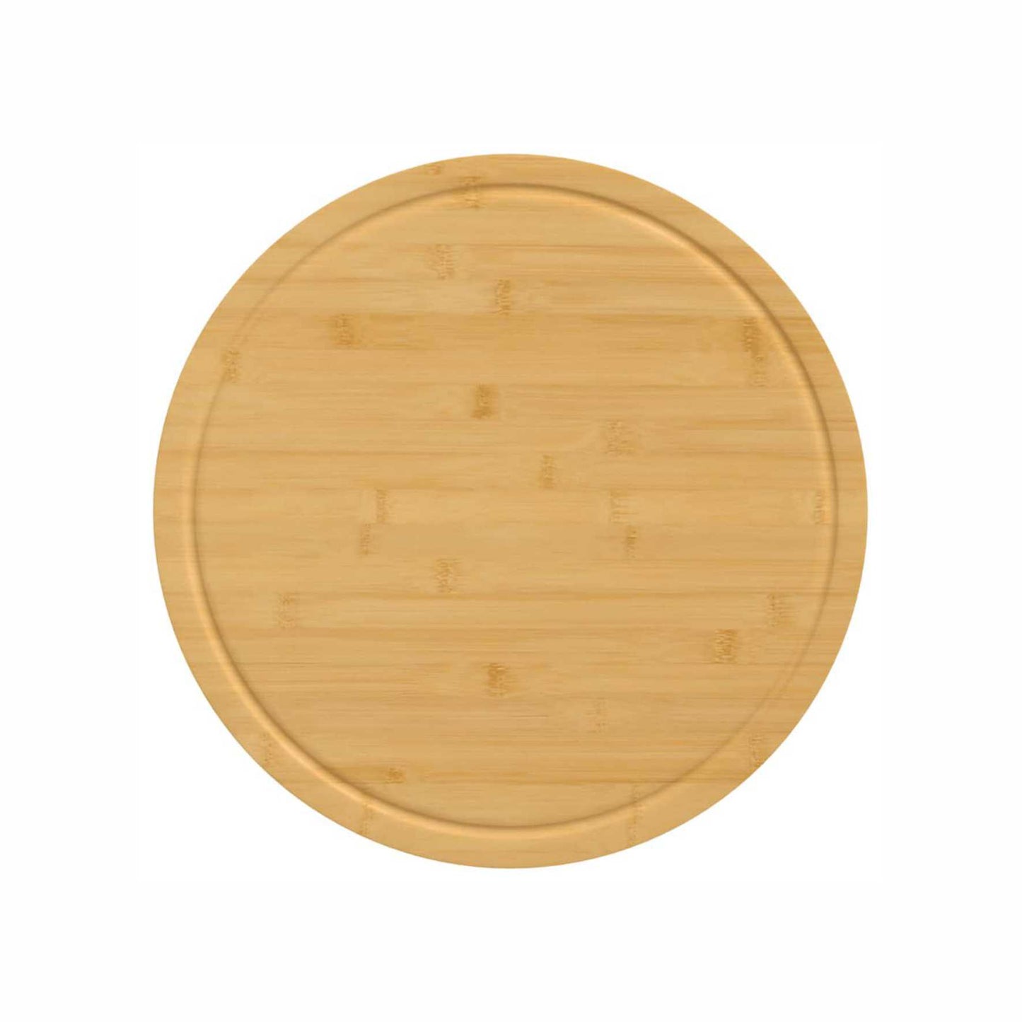 Kesper Fleischteller, Schneidebrett, Frühstücksbrett - Bambus 25 Cm