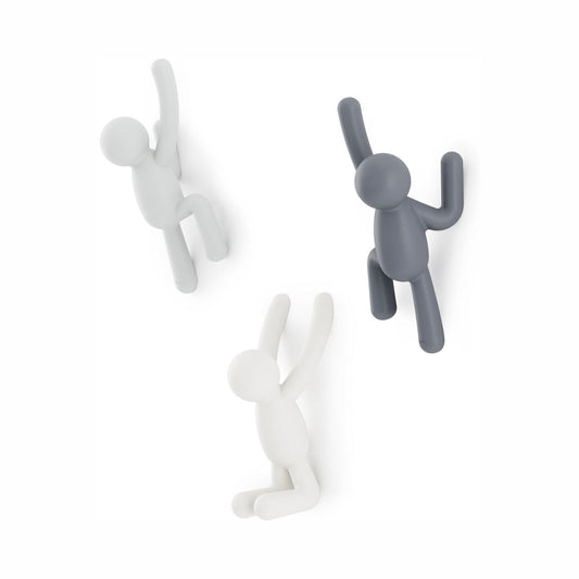 Umbra Buddy Haken - Dekorative Wandhaken - 3er Set