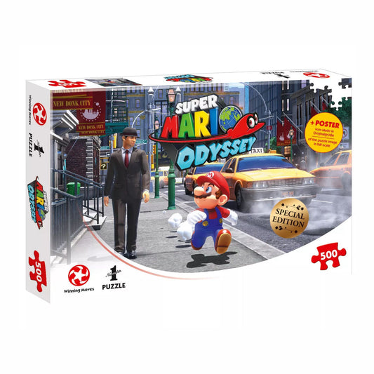 Puzzle Super Mario Odyssey New Donk City 500 Teile 48 x 34 cm