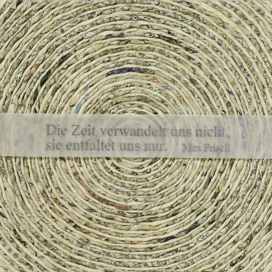 Räder Flechtkarte "Die Zeit verwandelt uns nicht..."