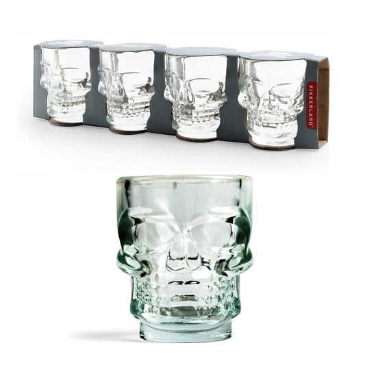 Kikkerland Schnapsglas Skull (Set of 4) - 50ml