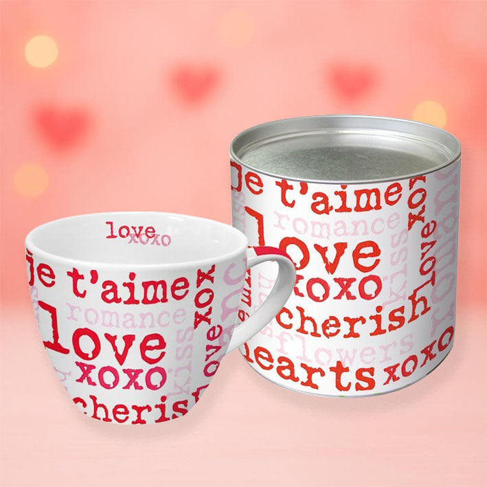 Liebestassen in Geschenkverpackung