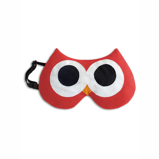 LESCHI - Schlafmaske Eule Stella Rot