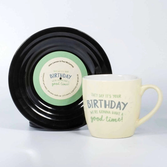 ThumbsUp! Tasse "Lyrical" Birthday 250ml weiß