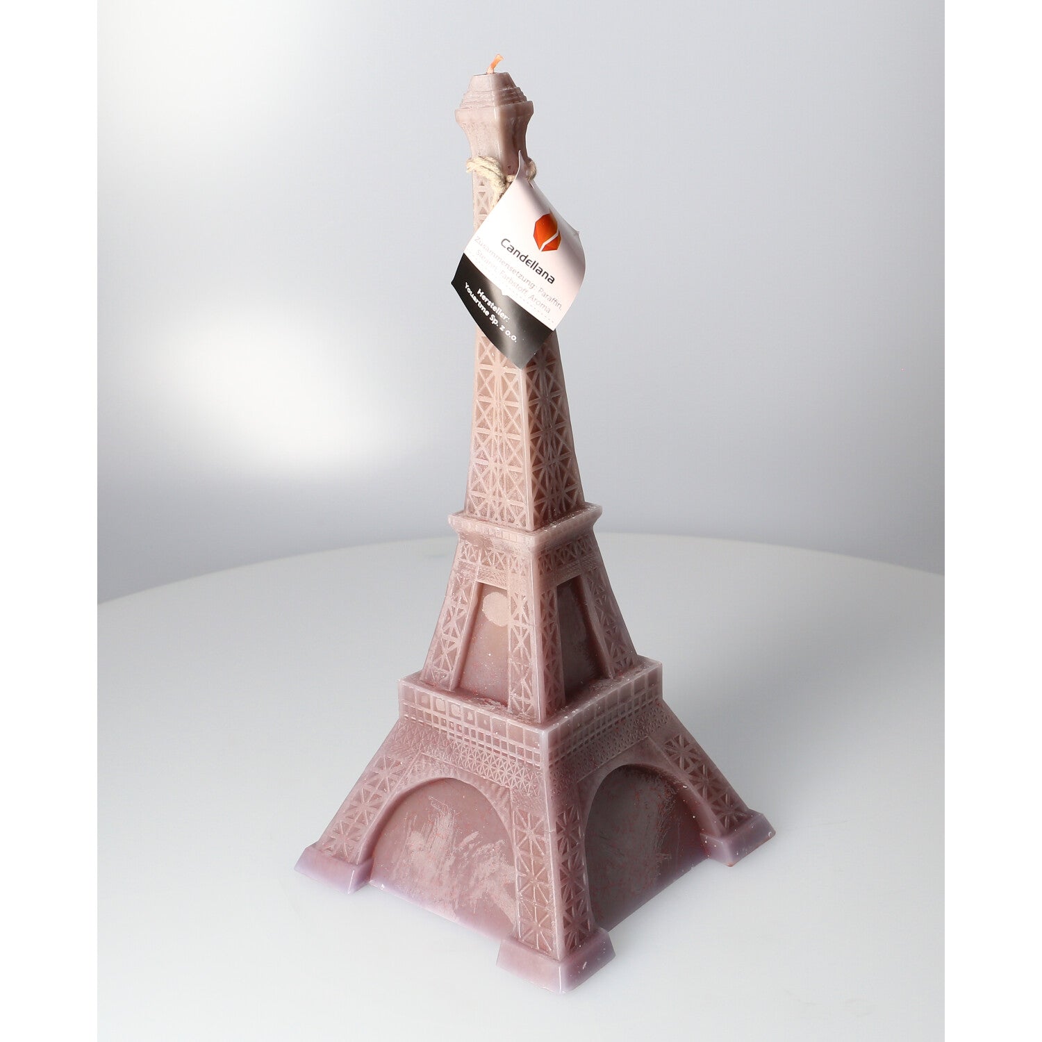 Dekorative Kerze - Eifelturm lila