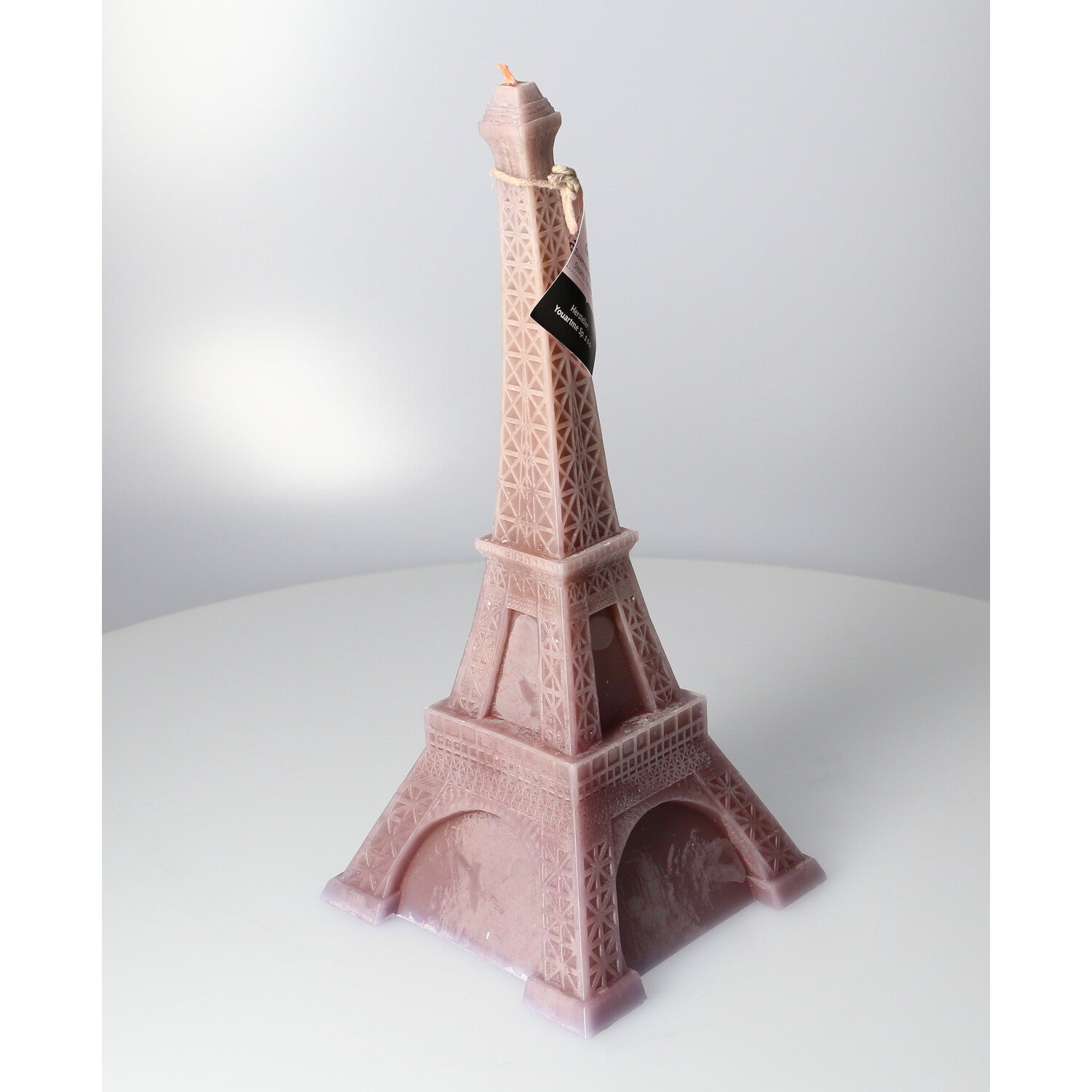 Dekorative Kerze - Eifelturm lila