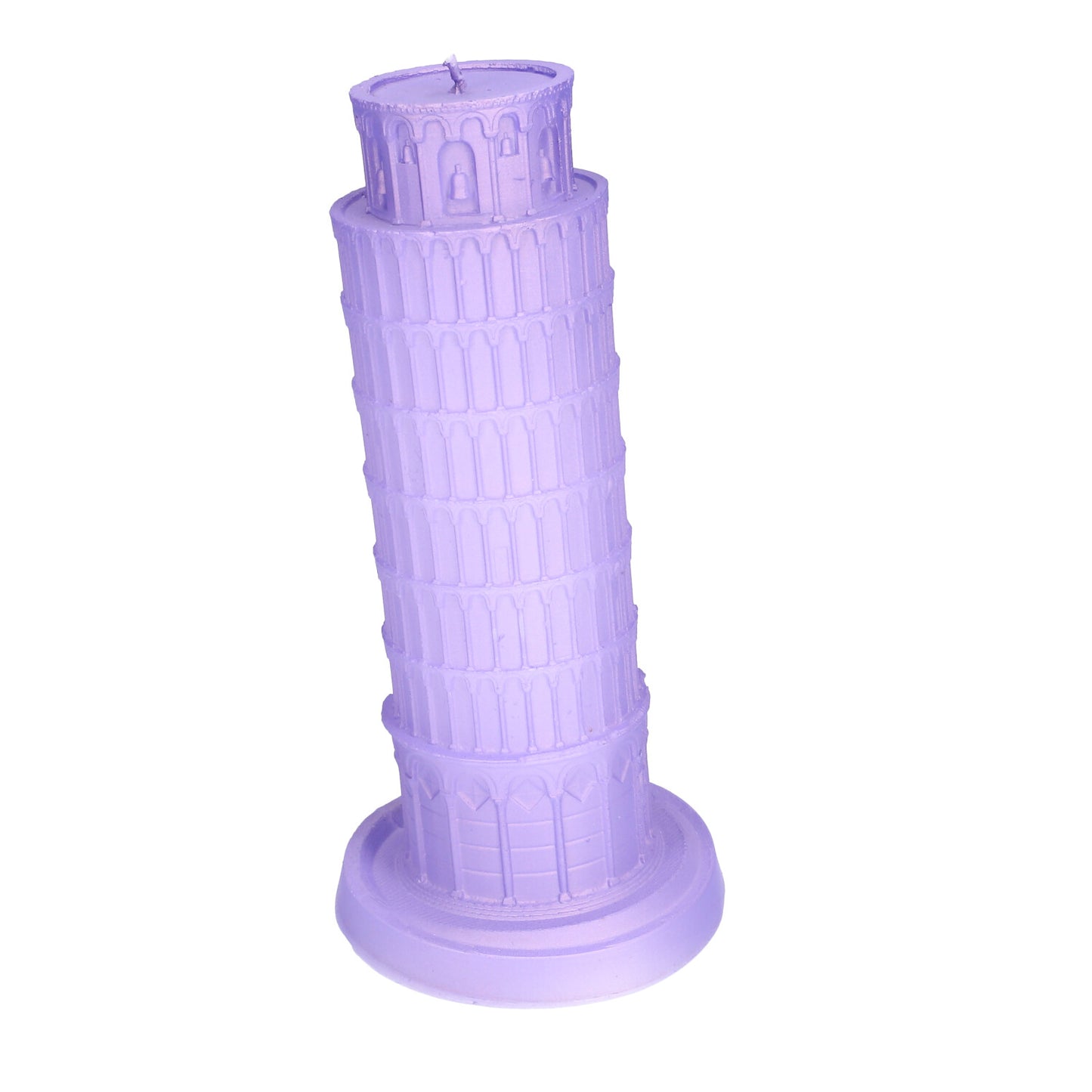 Dekorative Kerze - Pisaturm lila