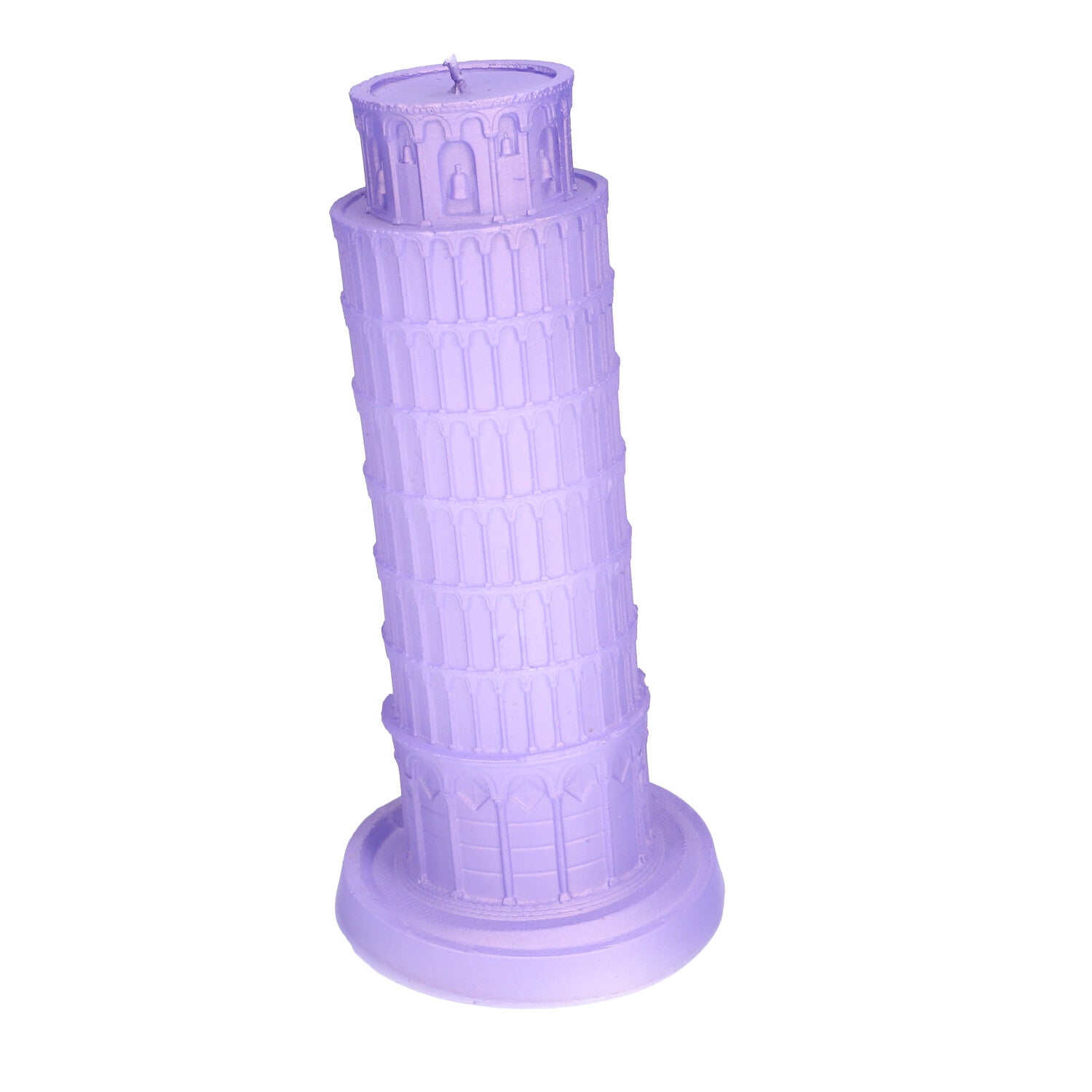 Dekorative Kerze - Pisaturm lila
