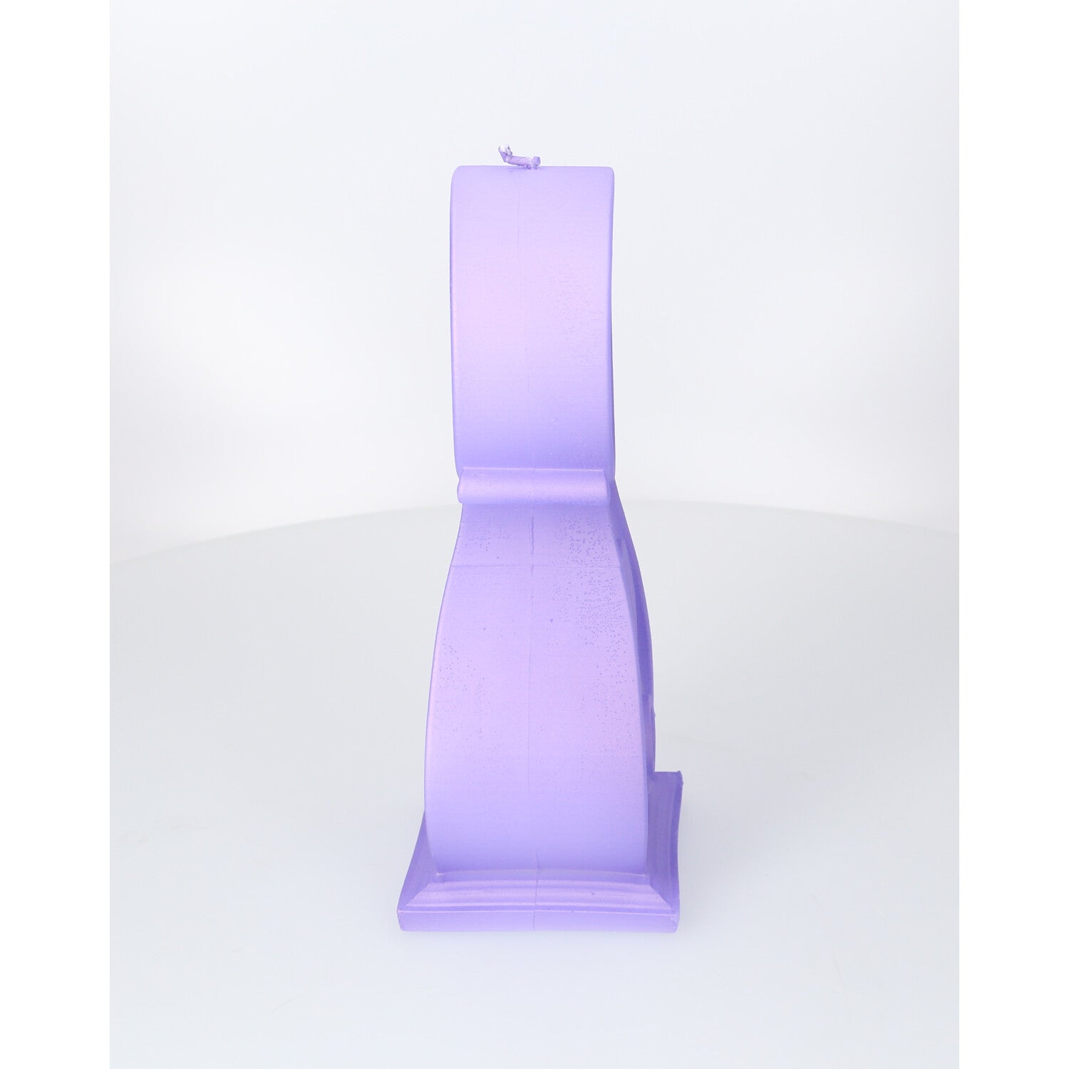 Dekorative Kerze - Standuhr - lila