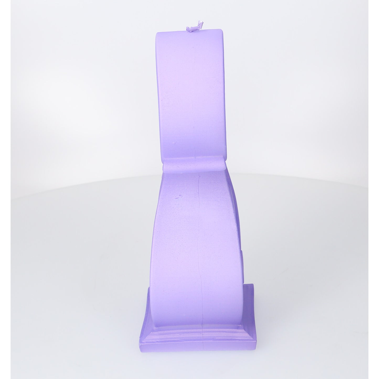 Dekorative Kerze - Standuhr - lila