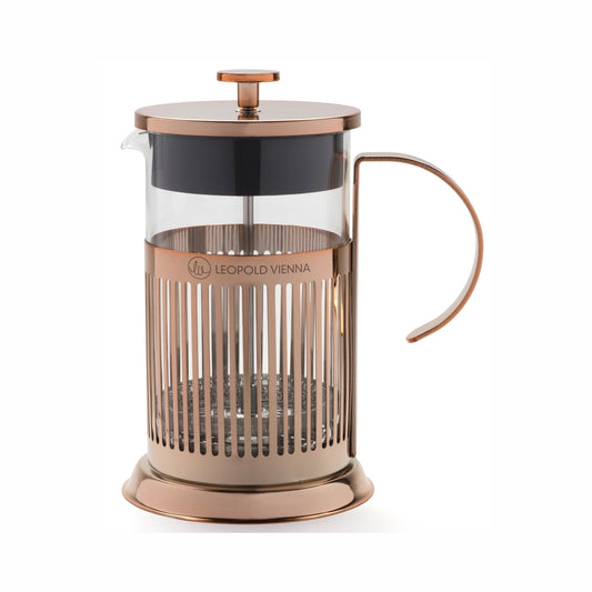 French Press Kaffebereiter 800 ml, Kupfer, Leopold Vienna