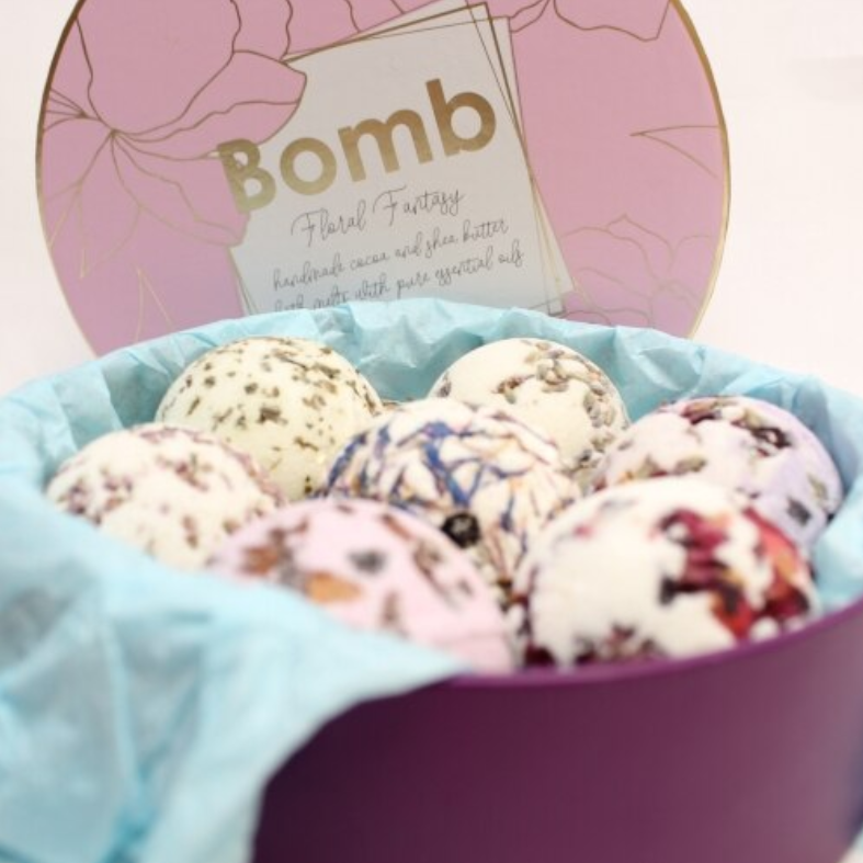 Badekugel-Set mit Floral Fantasy 7 Stück